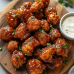 Baked Honey BBQ Chicken Bites