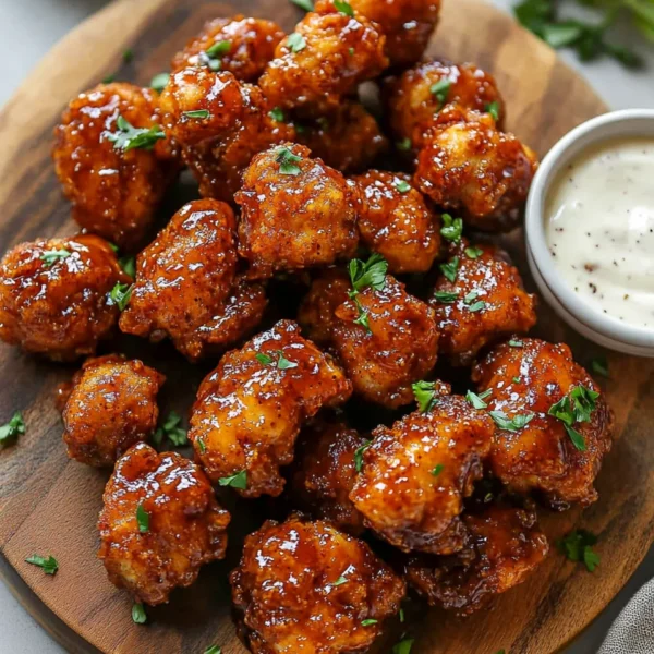Baked Honey BBQ Chicken Bites