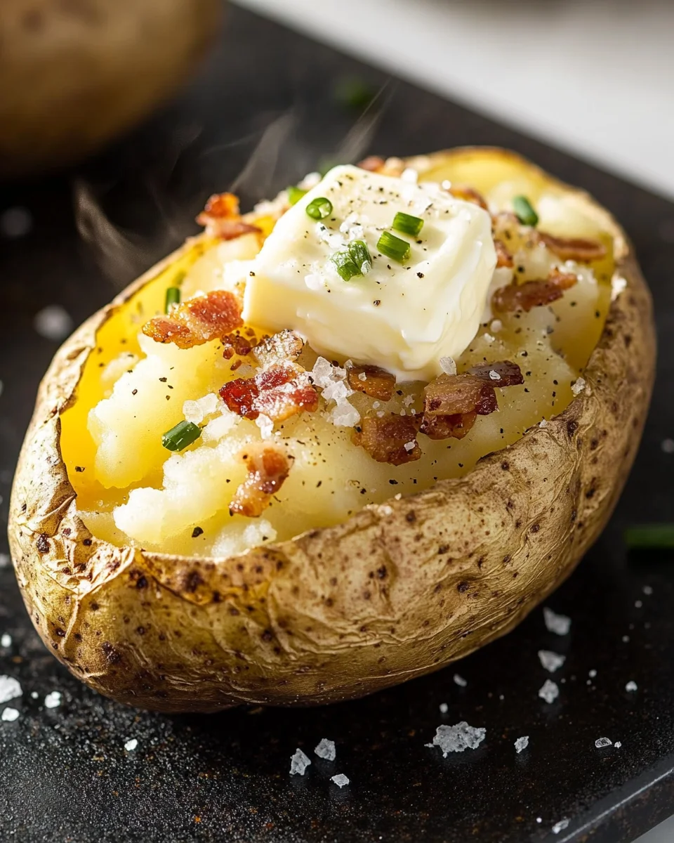 Baked Potato on Blackstone Griddle
