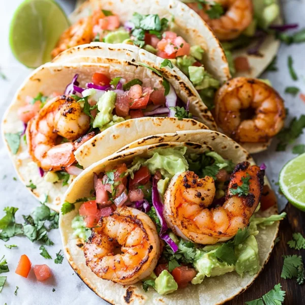 Best Spicy Shrimp Tacos with Cilantro Lime Slaw