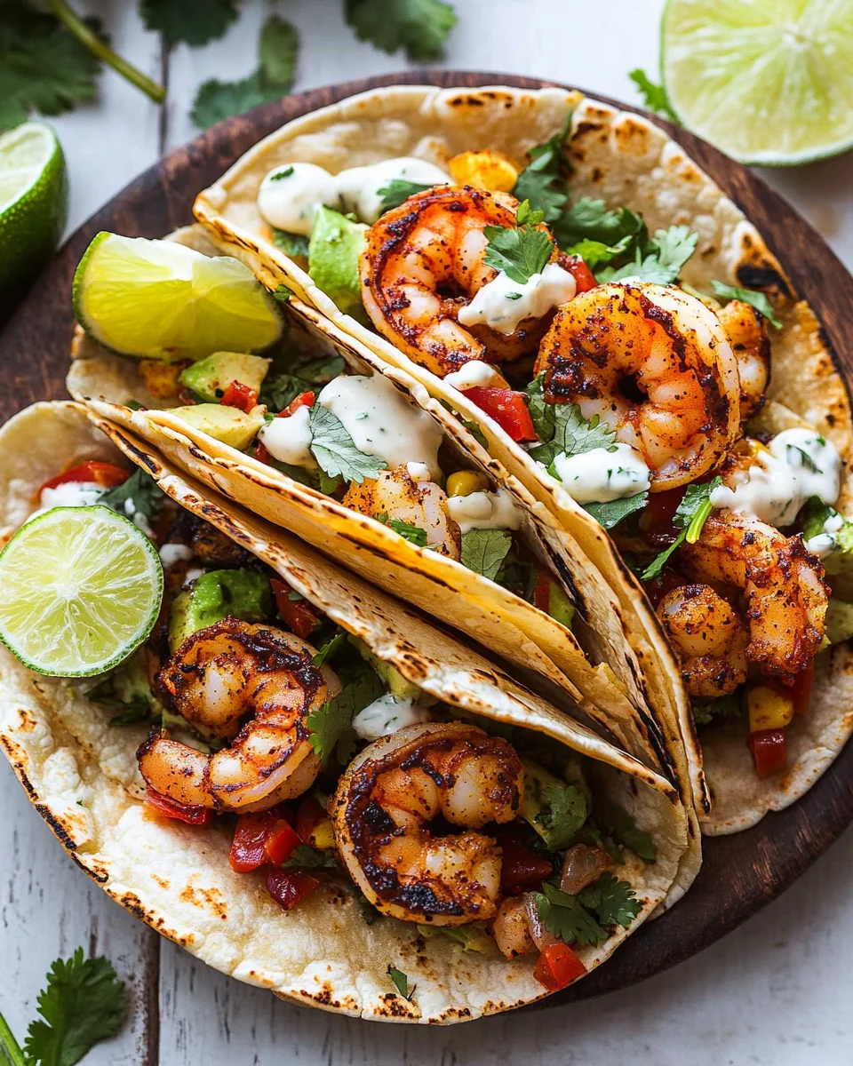 Blackened Shrimp Tacos Recipe