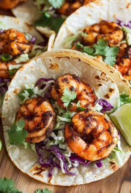 Blackened Shrimp Tacos with Slaw