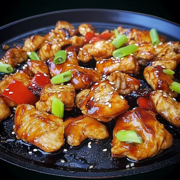 Blackstone Bourbon Chicken on the Griddle