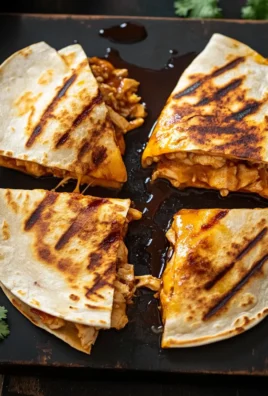 Blackstone Hot Honey BBQ Chicken Quesadillas