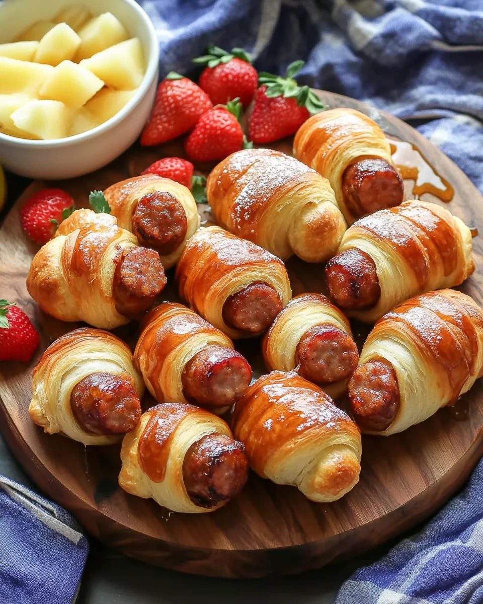 Breakfast Pigs in a Blanket