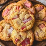 Brown Sugar Rhubarb Cookies