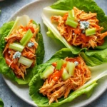 Buffalo Chicken Lettuce Wraps