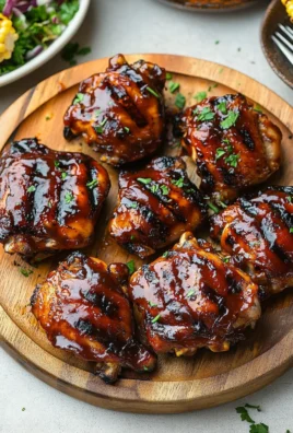 Caramelized BBQ Chicken Thighs in the Oven