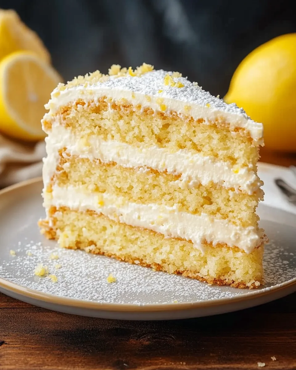 Cheesecake Factory Italian Lemon Cream Cake