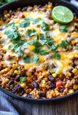 Cheesy Taco Rice Skillet