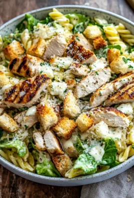 Chicken Caesar Pasta Salad