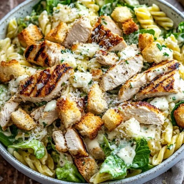 Chicken Caesar Pasta Salad