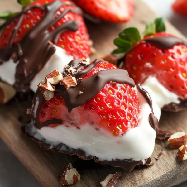 Chocolate Strawberry Yogurt Clusters (Viral Recipe!)