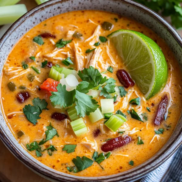 Creamy Chicken Enchilada Soup (Easy One-Pot Recipe)