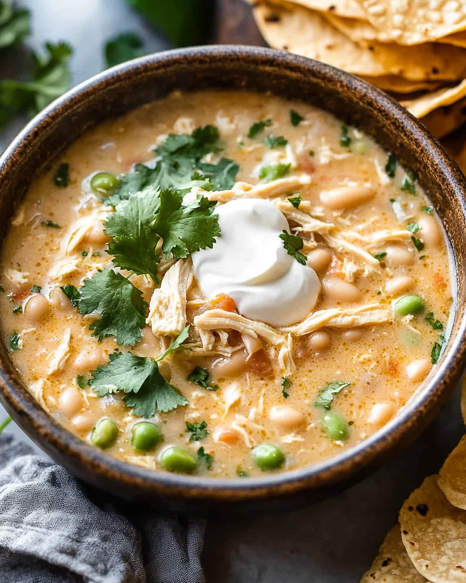 Creamy White Chicken Chili Recipe