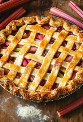 Fresh Rhubarb Pie
