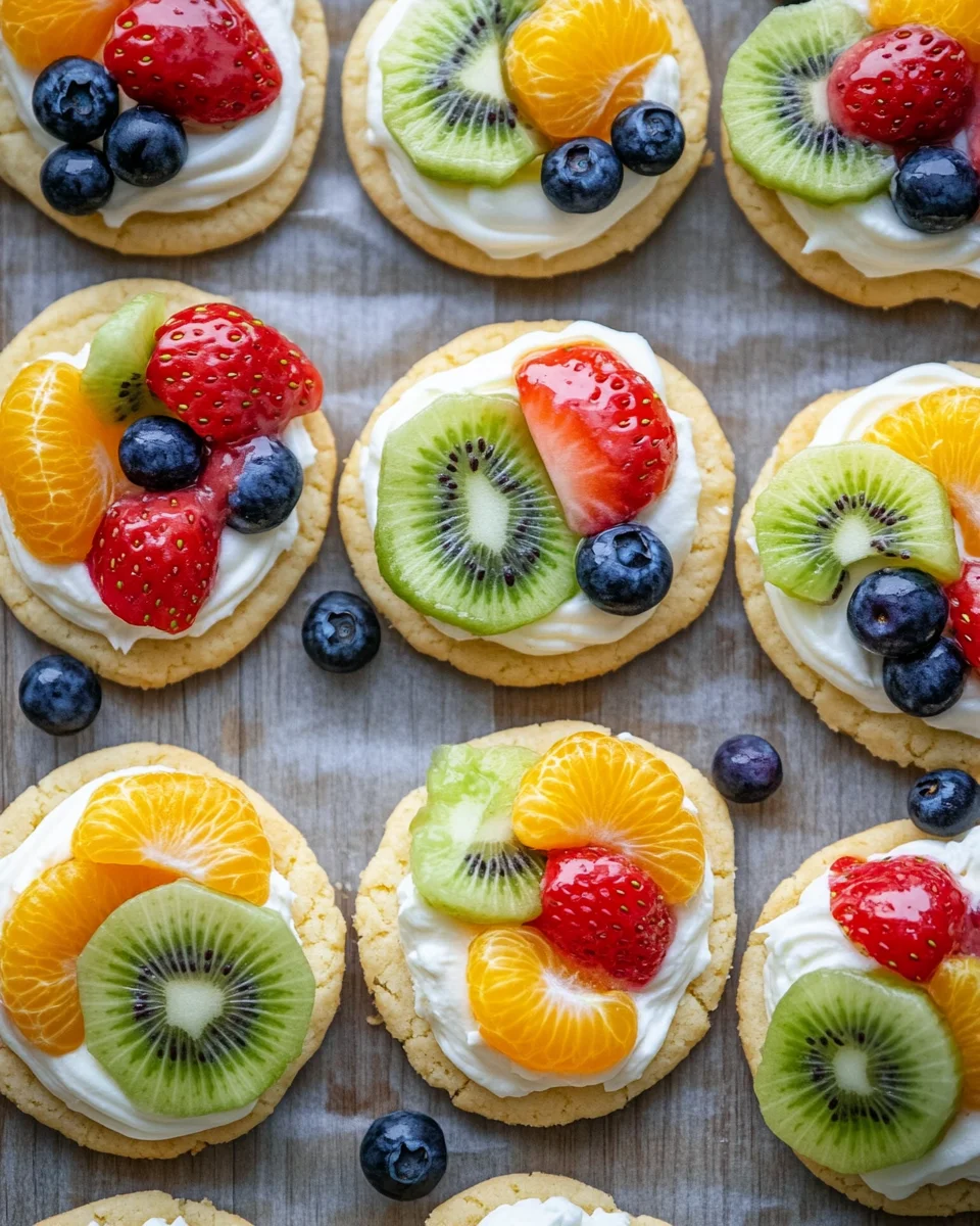 Fruit Pizza Cookies