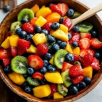 Fruit Salad with Honey Lime Dressing