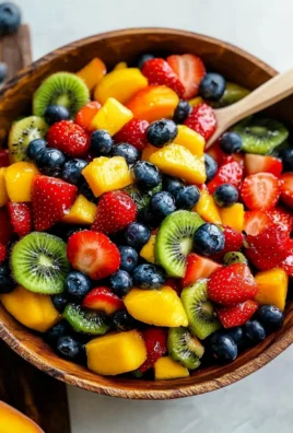Fruit Salad with Honey Lime Dressing