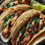 Garlic Butter Honey BBQ Chicken Tacos: Sweet, Savory & Irresistible!