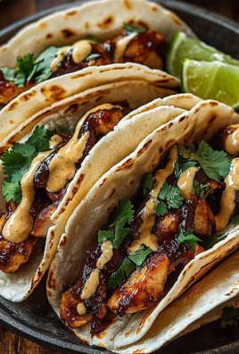 Garlic Butter Honey BBQ Chicken Tacos: Sweet, Savory & Irresistible!