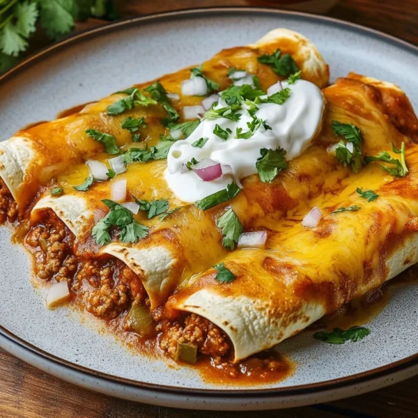 Ground Beef Enchiladas