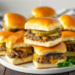 Hawaiian Roll Cheeseburger Sliders