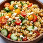 Healthy Greek Pasta Salad