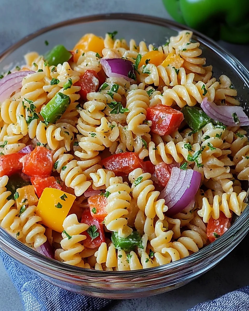 High Protein Italian Pasta Salad