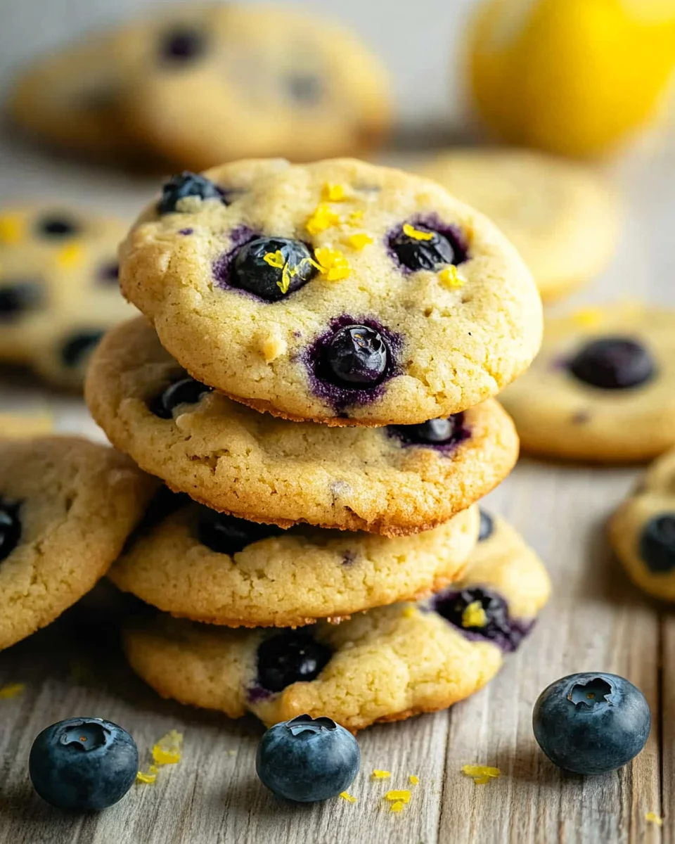Lemon Blueberry Cookies Recipe