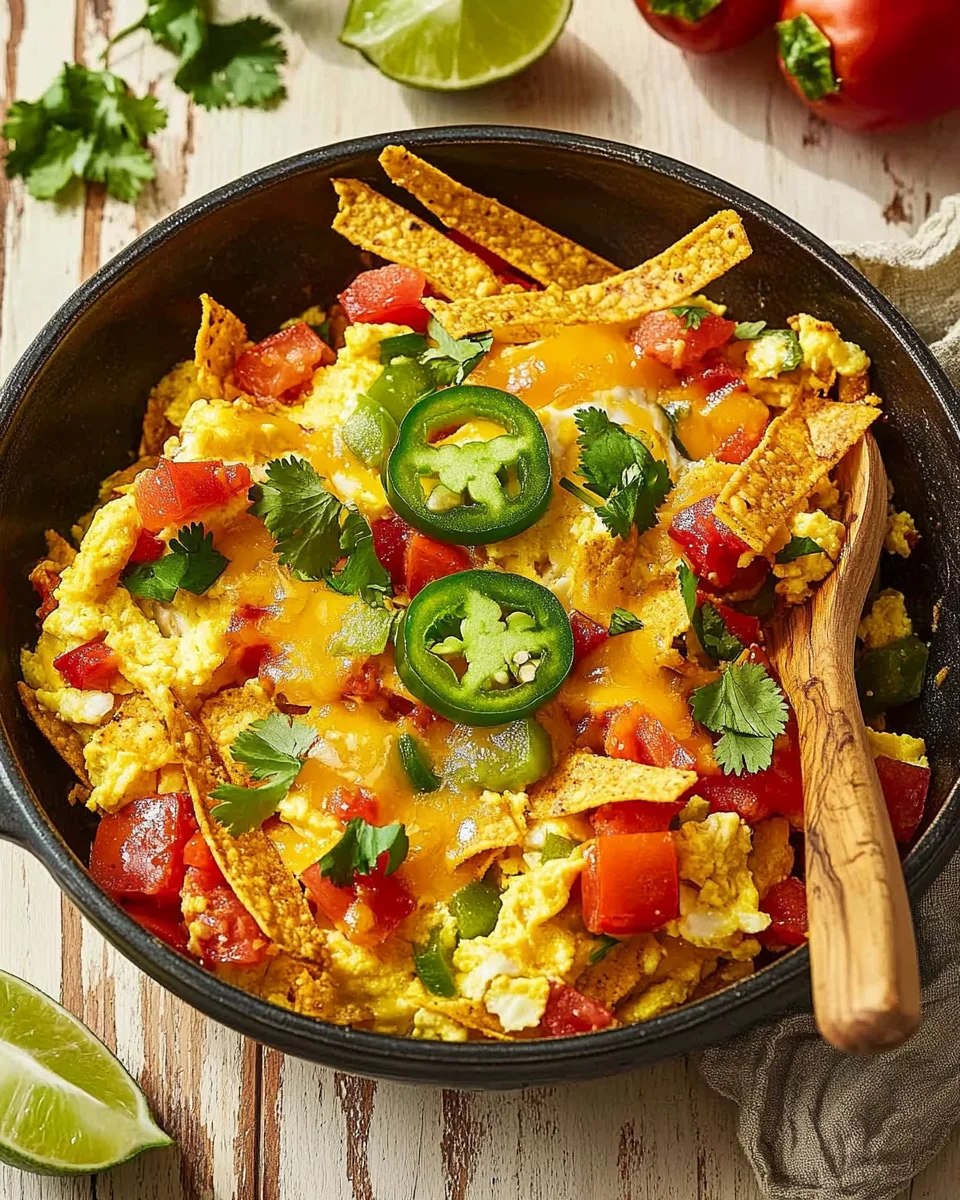 Migas Recipe: Mexican Scrambled Eggs with Crispy Tortillas
