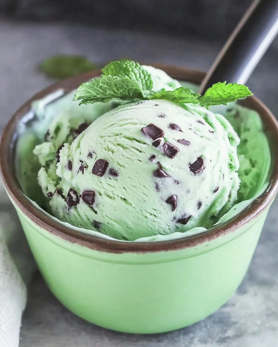 Ninja Creami Mint Chocolate Chip Ice Cream