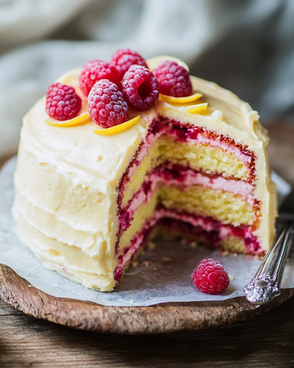 Raspberry Lemon Cake