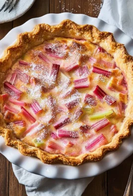 Rhubarb Custard Pie