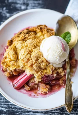 Rhubarb Dump Cake