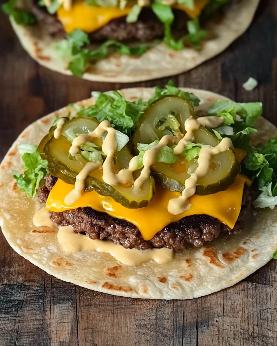 Smash Burger Tacos