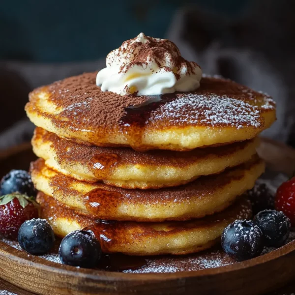 Spanish Churro-Inspired Pancakes