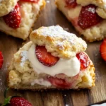 Strawberries and Cream Scones