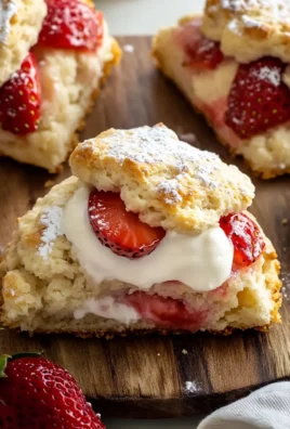 Strawberries and Cream Scones