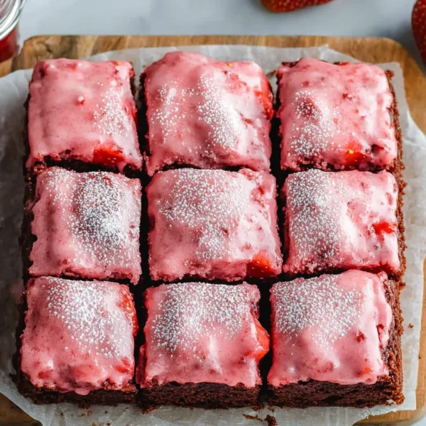 Strawberry Brownies
