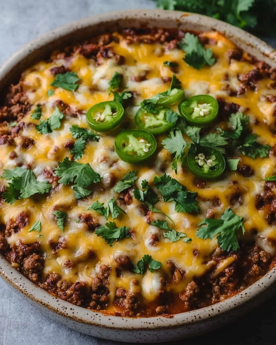Taco Casserole With Tortillas