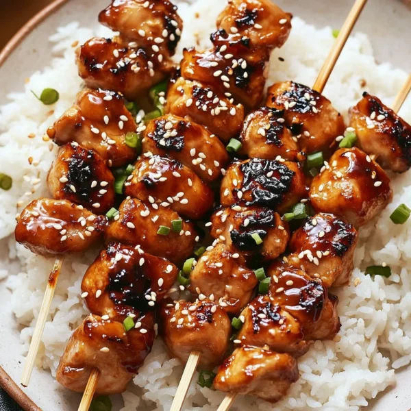 Teriyaki Chicken Skewers