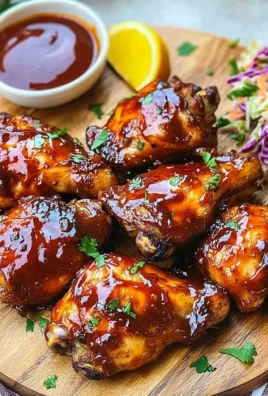 Two Ingredient Crispy Oven Baked BBQ Chicken