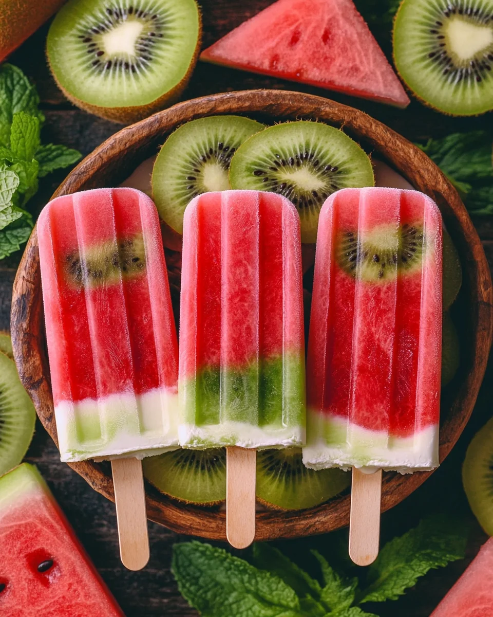 Watermelon Popsicles