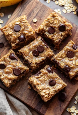 4 Ingredient Peanut Butter Banana Bars Recipe