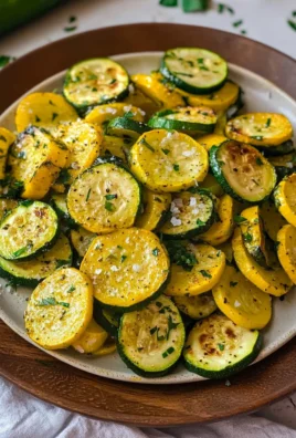 Air Fryer Squash and Zucchini