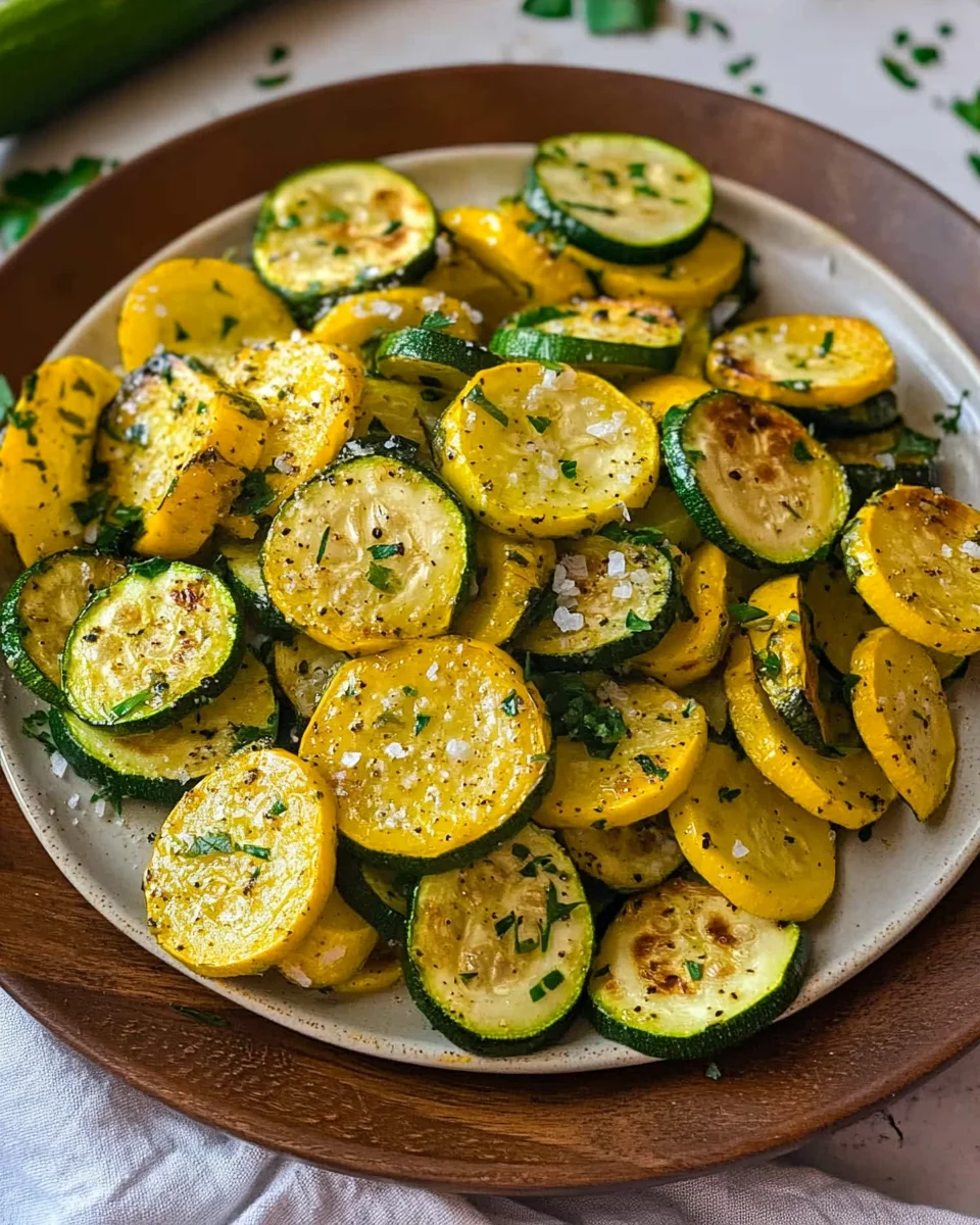 Air Fryer Squash and Zucchini