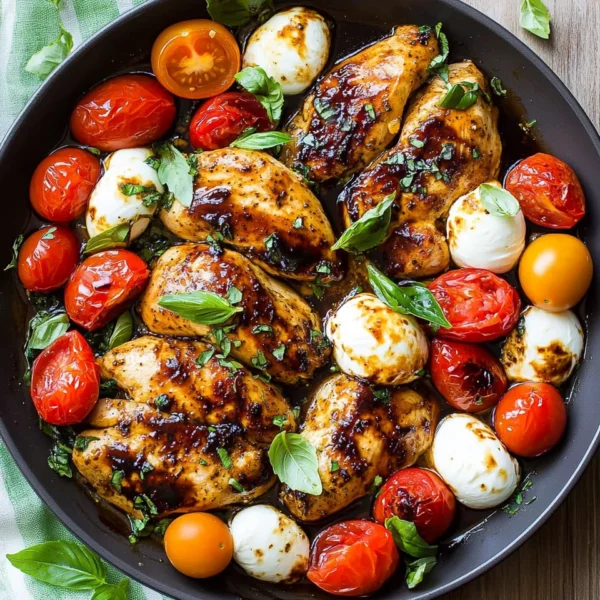 Balsamic Glazed One Pan Chicken