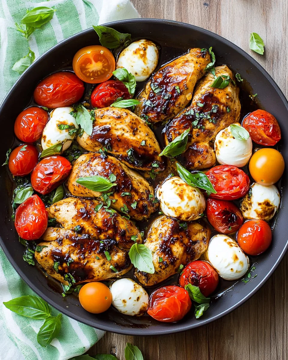 Balsamic Glazed One Pan Chicken 24 Balsamic Glazed One Pan Chicken