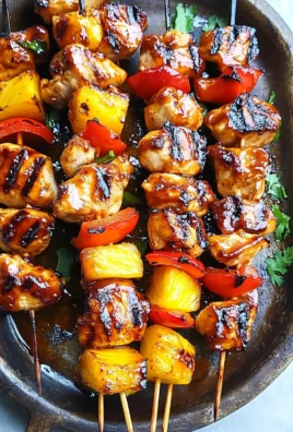 BBQ Pineapple Chicken Kabobs 24 BBQ Pineapple Chicken Kabobs